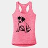 Multi-Color Sublimatable Ladies PosiCharge Electric Heather Racerback Tank Thumbnail