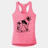 Multi-Color Sublimatable Ladies PosiCharge Electric Heather Racerback Tank Thumbnail