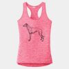 Multi-Color Sublimatable Ladies PosiCharge Electric Heather Racerback Tank Thumbnail