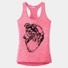 Multi-Color Sublimatable Ladies PosiCharge Electric Heather Racerback Tank Thumbnail