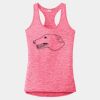 Multi-Color Sublimatable Ladies PosiCharge Electric Heather Racerback Tank Thumbnail
