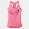 Multi-Color Sublimatable Ladies PosiCharge Electric Heather Racerback Tank Thumbnail