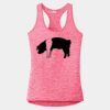 Multi-Color Sublimatable Ladies PosiCharge Electric Heather Racerback Tank Thumbnail