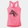 Multi-Color Sublimatable Ladies PosiCharge Electric Heather Racerback Tank Thumbnail