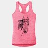 Multi-Color Sublimatable Ladies PosiCharge Electric Heather Racerback Tank Thumbnail