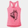 Multi-Color Sublimatable Ladies PosiCharge Electric Heather Racerback Tank Thumbnail
