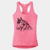 Multi-Color Sublimatable Ladies PosiCharge Electric Heather Racerback Tank Thumbnail
