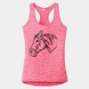 Multi-Color Sublimatable Ladies PosiCharge Electric Heather Racerback Tank Thumbnail