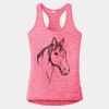 Multi-Color Sublimatable Ladies PosiCharge Electric Heather Racerback Tank Thumbnail