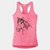 Multi-Color Sublimatable Ladies PosiCharge Electric Heather Racerback Tank Thumbnail