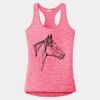 Multi-Color Sublimatable Ladies PosiCharge Electric Heather Racerback Tank Thumbnail