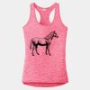 Multi-Color Sublimatable Ladies PosiCharge Electric Heather Racerback Tank Thumbnail