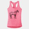Multi-Color Sublimatable Ladies PosiCharge Electric Heather Racerback Tank Thumbnail