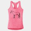 Multi-Color Sublimatable Ladies PosiCharge Electric Heather Racerback Tank Thumbnail