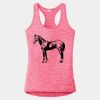 Multi-Color Sublimatable Ladies PosiCharge Electric Heather Racerback Tank Thumbnail