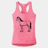 Multi-Color Sublimatable Ladies PosiCharge Electric Heather Racerback Tank Thumbnail
