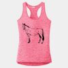 Multi-Color Sublimatable Ladies PosiCharge Electric Heather Racerback Tank Thumbnail