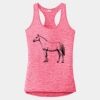 Multi-Color Sublimatable Ladies PosiCharge Electric Heather Racerback Tank Thumbnail