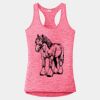 Multi-Color Sublimatable Ladies PosiCharge Electric Heather Racerback Tank Thumbnail