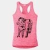 Multi-Color Sublimatable Ladies PosiCharge Electric Heather Racerback Tank Thumbnail