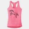 Multi-Color Sublimatable Ladies PosiCharge Electric Heather Racerback Tank Thumbnail
