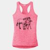 Multi-Color Sublimatable Ladies PosiCharge Electric Heather Racerback Tank Thumbnail