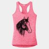 Multi-Color Sublimatable Ladies PosiCharge Electric Heather Racerback Tank Thumbnail