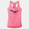 Multi-Color Sublimatable Ladies PosiCharge Electric Heather Racerback Tank Thumbnail