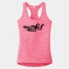 Multi-Color Sublimatable Ladies PosiCharge Electric Heather Racerback Tank Thumbnail