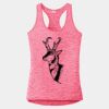 Multi-Color Sublimatable Ladies PosiCharge Electric Heather Racerback Tank Thumbnail