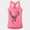 Multi-Color Sublimatable Ladies PosiCharge Electric Heather Racerback Tank Thumbnail