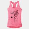 Multi-Color Sublimatable Ladies PosiCharge Electric Heather Racerback Tank Thumbnail