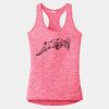 Multi-Color Sublimatable Ladies PosiCharge Electric Heather Racerback Tank Thumbnail