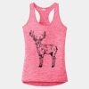 Multi-Color Sublimatable Ladies PosiCharge Electric Heather Racerback Tank Thumbnail