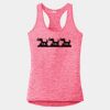 Multi-Color Sublimatable Ladies PosiCharge Electric Heather Racerback Tank Thumbnail