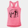Multi-Color Sublimatable Ladies PosiCharge Electric Heather Racerback Tank Thumbnail