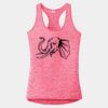 Multi-Color Sublimatable Ladies PosiCharge Electric Heather Racerback Tank Thumbnail