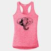 Multi-Color Sublimatable Ladies PosiCharge Electric Heather Racerback Tank Thumbnail