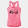 Multi-Color Sublimatable Ladies PosiCharge Electric Heather Racerback Tank Thumbnail