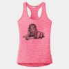 Multi-Color Sublimatable Ladies PosiCharge Electric Heather Racerback Tank Thumbnail