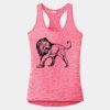 Multi-Color Sublimatable Ladies PosiCharge Electric Heather Racerback Tank Thumbnail