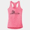 Multi-Color Sublimatable Ladies PosiCharge Electric Heather Racerback Tank Thumbnail