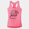 Multi-Color Sublimatable Ladies PosiCharge Electric Heather Racerback Tank Thumbnail