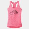 Multi-Color Sublimatable Ladies PosiCharge Electric Heather Racerback Tank Thumbnail