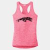 Multi-Color Sublimatable Ladies PosiCharge Electric Heather Racerback Tank Thumbnail