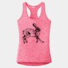 Multi-Color Sublimatable Ladies PosiCharge Electric Heather Racerback Tank Thumbnail