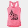 Multi-Color Sublimatable Ladies PosiCharge Electric Heather Racerback Tank Thumbnail
