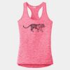 Multi-Color Sublimatable Ladies PosiCharge Electric Heather Racerback Tank Thumbnail