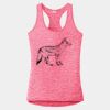 Multi-Color Sublimatable Ladies PosiCharge Electric Heather Racerback Tank Thumbnail