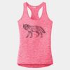 Multi-Color Sublimatable Ladies PosiCharge Electric Heather Racerback Tank Thumbnail